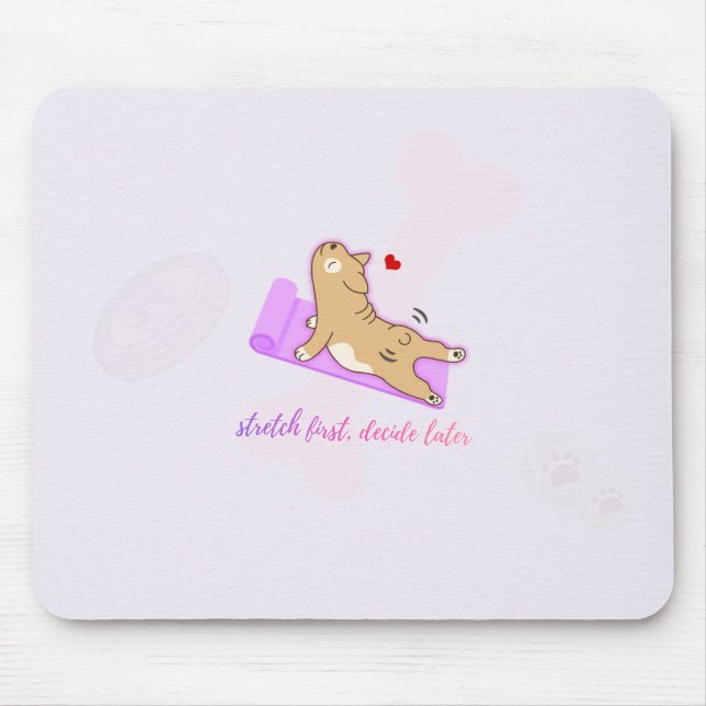 Tapis de souris de souris mignon | Décoration de b (Devant)