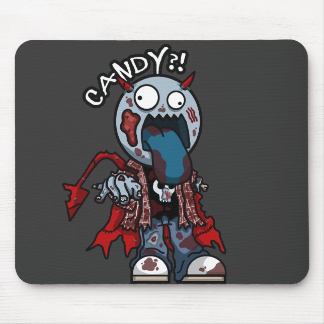 Tapis de souris de sucrerie de zombi (Devant)