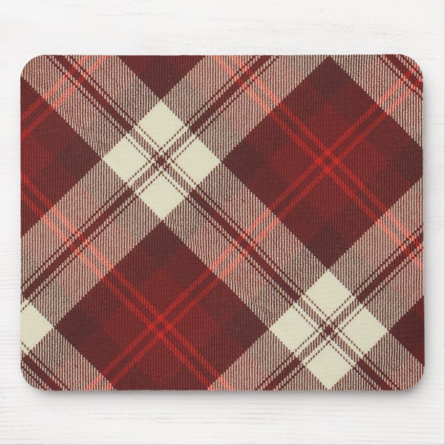 Tapis de souris de tartan de cerise de McAleer (Devant)