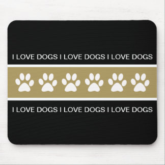 Tapis de souris de thème de chien