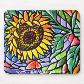 Tapis de souris de tournesol