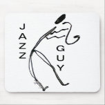 Tapis de souris de type de jazz<br><div class="desc">C'est simple type de jazz croquis de dessin au trait sur un tapis de souris…. perfectionnez pour l'amant de jazz.</div>