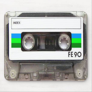 Tapis de souris de vert d'enregistreur à cassettes