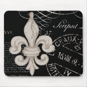 Tapis de souris de Vintage Fleur de Lis…