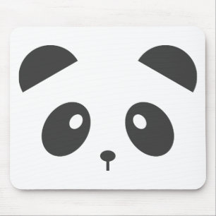 Tapis de souris de visage de panda