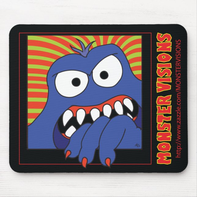 TAPIS DE SOURIS DE VISIONS DE MONSTRE (Devant)