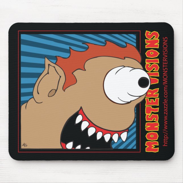 TAPIS DE SOURIS DE VISIONS DE MONSTRE (Devant)