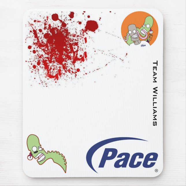 Tapis de souris de Williams d'équipe (Devant)