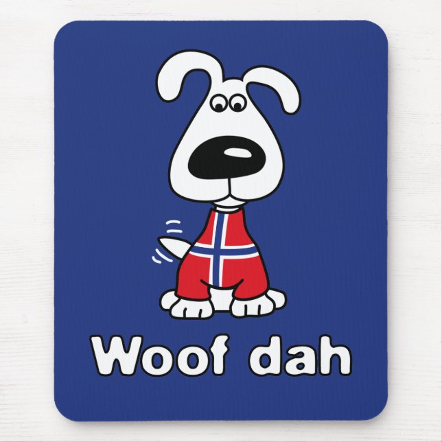 Tapis de souris de Woof Dah (Devant)