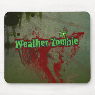 Tapis de souris de zombi de temps