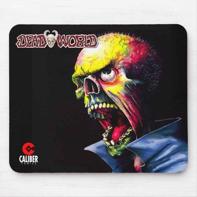 Tapis De Souris Deadworld screaming zombie mouse pad (Devant)