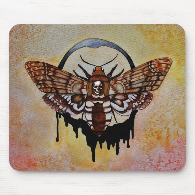 Tapis De Souris Death's Head Hawk Moth (Devant)