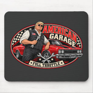 Tapis De Souris Débardeur à capuche American Garage Full Throttle