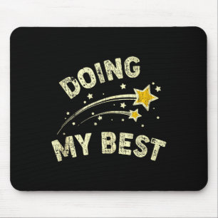 Tapis De Souris Débardeur citation de motivation disant que je fai