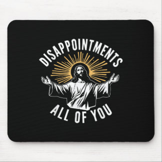 Tapis De Souris Déception Rétro Vous Tous Chrétien Jésus Hu