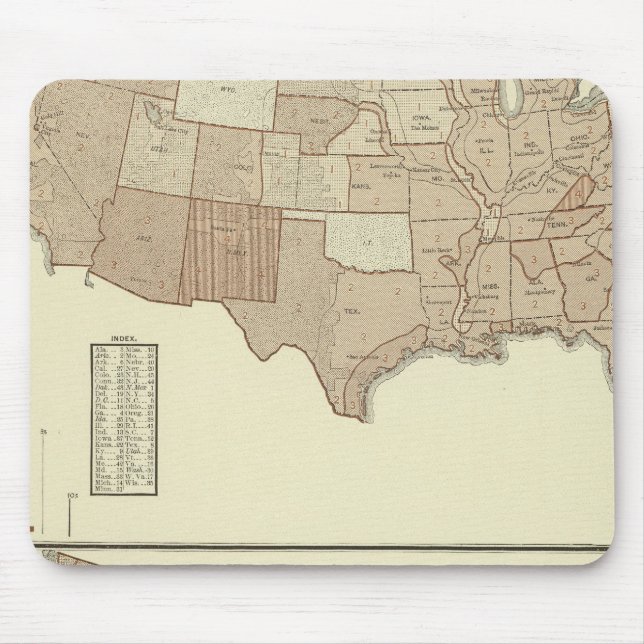 Tapis De Souris Décès, coqueluche, rougeole (Devant)