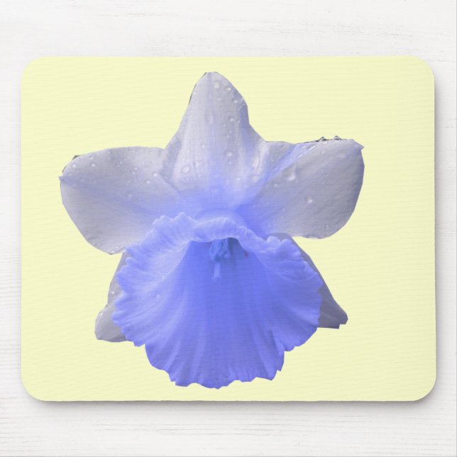 Tapis De Souris Déchets Daffodil Blue Mousepad (Devant)
