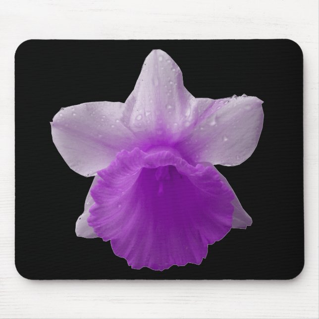 Tapis De Souris Déchets Daffodil Purple Mousepad (Devant)