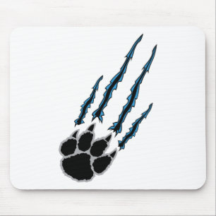 Tapis De Souris Déchirure de patte d'ours