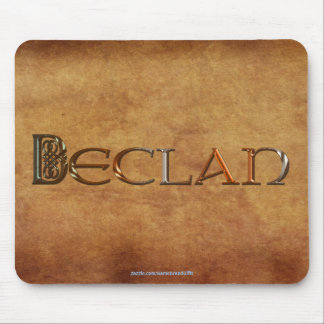 Tapis De Souris DECLAN, marque nominative, cadeau personnalisé Mou