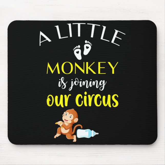 Tapis De Souris Déclaration de grossesse drôle Révélation nouveau  (Devant)