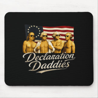 Tapis De Souris Déclaration Papas Drôle 1776 Aamérique Patriotique