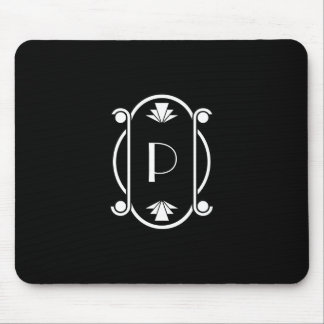 Tapis De Souris Deco décoré d'un monogramme