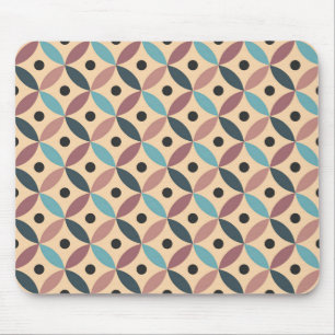 Tapis De Souris Décor coloré du milieu du siècle