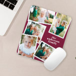 Tapis De Souris Décor de maison familiale multi-photo moderne et d<br><div class="desc">Décor moderne et design multi photo famille maison. Les couleurs peuvent être changées.</div>