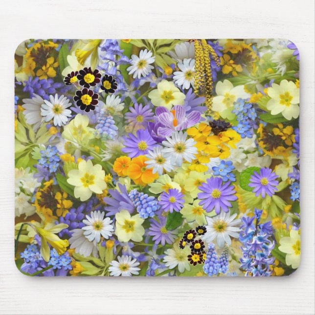 Tapis De Souris Décor fleuri 49 Mousepads (Devant)