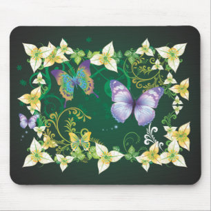 Tapis De Souris Décor fleuri 4 Mousepad