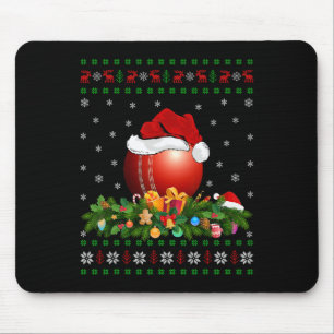 Tapis De Souris Décoration de Noël Sale Père Noël Cricket Ll Noël