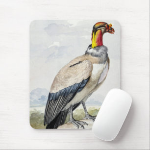 Tapis De Souris Décoration murale vibrante et exotique du roi vaut