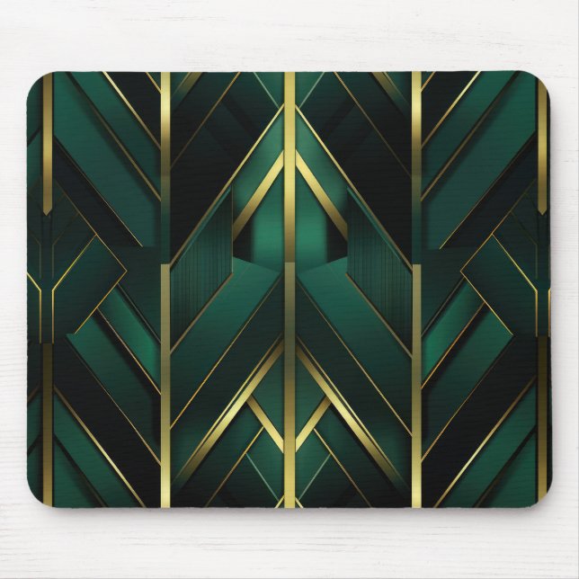 Tapis De Souris Décoration Verte (Devant)