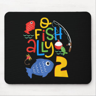 Tapis De Souris Décorations d'anniversaire pour enfants O-fish-all