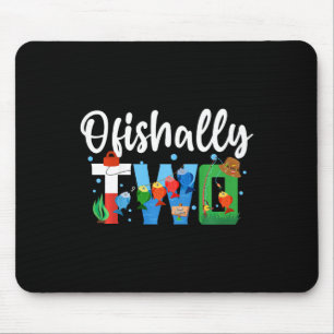 Tapis De Souris Décorations d'anniversaire pour enfants O-fish-all