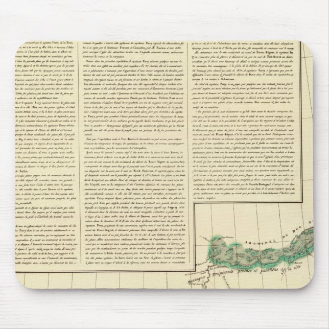 Tapis De Souris Découverte des frontières 7 (Devant)