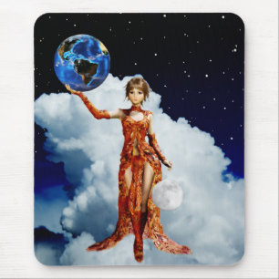 Tapis De Souris Déesse de l'univers Mousepad