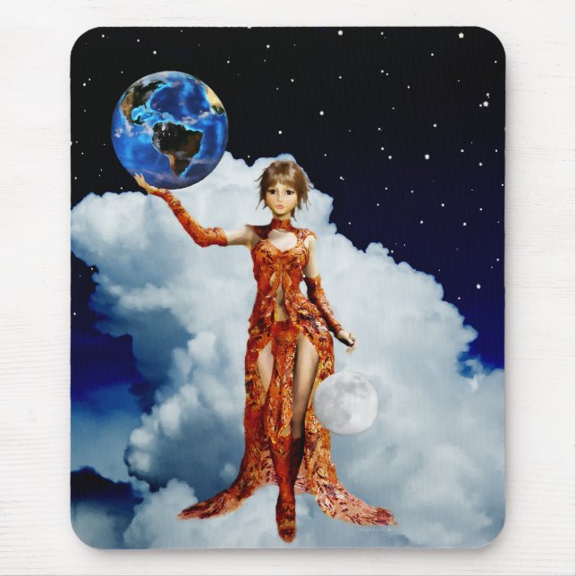 Tapis De Souris Déesse de l'univers Mousepad (Devant)