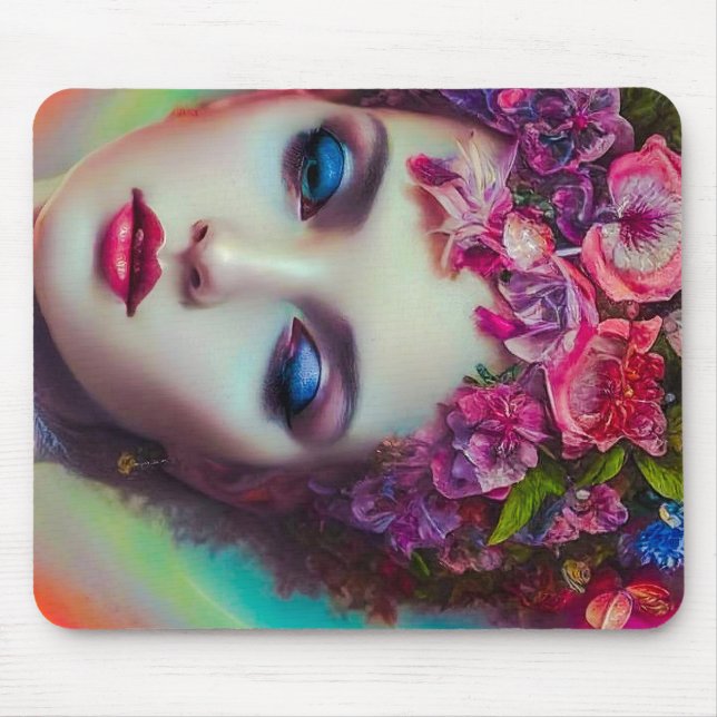 Tapis De Souris Déesse des fleurs (Devant)