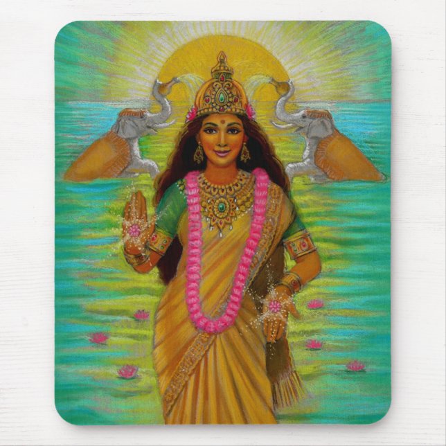 Tapis De Souris Déesse Lakshmi Mousepad (Devant)