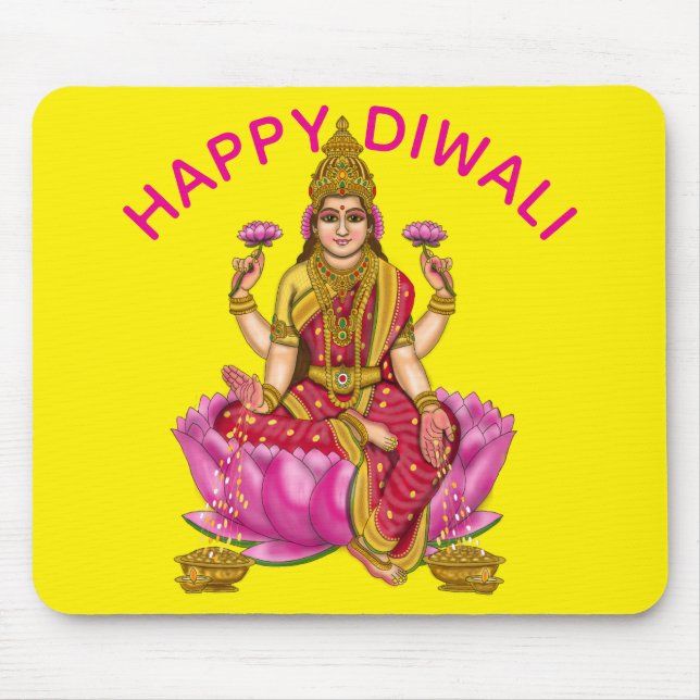 Tapis De Souris Déesse Lakshmi Souris Pad (Devant)