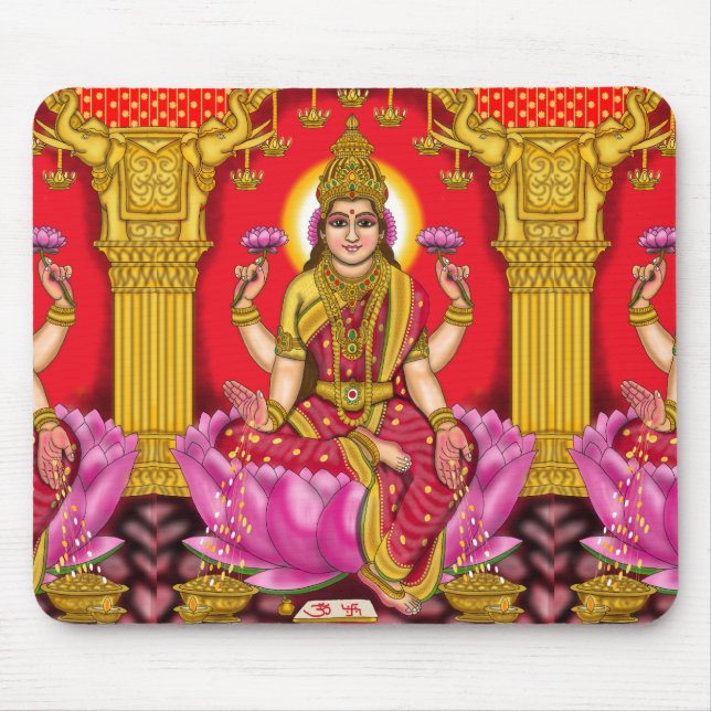 Tapis De Souris Déesse Lakshmi Souris Pad (Devant)