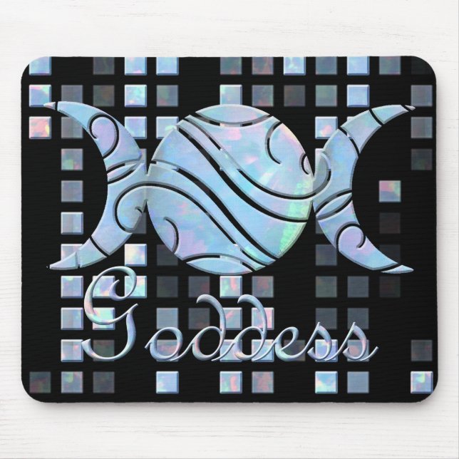 Tapis De Souris Déesse triple d'opale de lune (Devant)