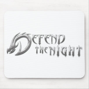 Tapis De Souris Défendre la nuit - Souris Logo sans problème