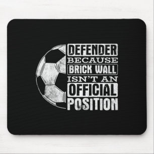 Tapis De Souris Défenseur Position Mur De Briques Sports Footll Ll