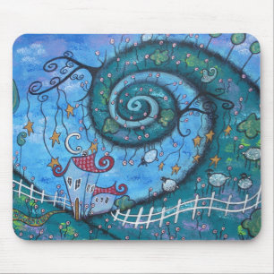 Tapis de souris défiant de gravité