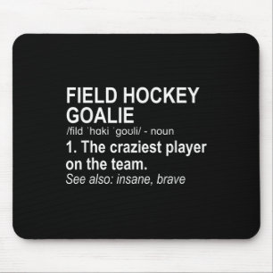 Tapis De Souris Définition de gardien de but de hockey sur gazon