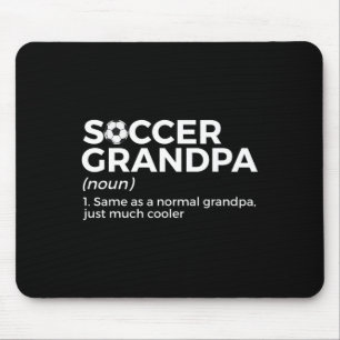 Tapis De Souris Définition de grand-père drôle de football