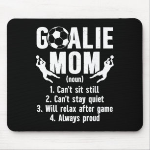 Tapis De Souris Définition de maman gardien de but de football Gar